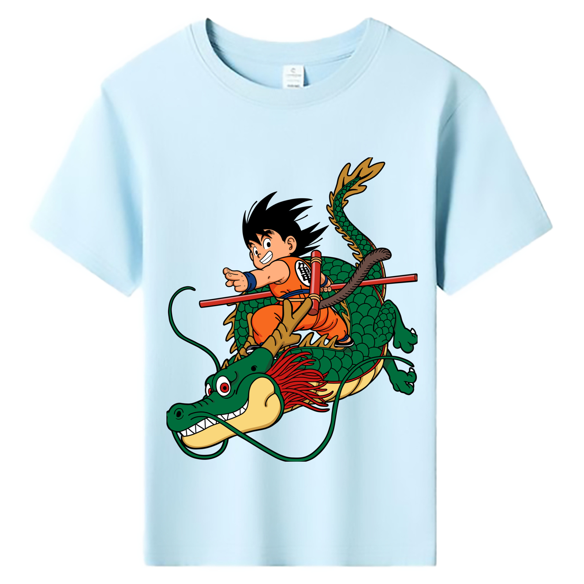 （画像用） ドラゴンボール 孫悟空（そん ごくう）Son Goku カカロット DRAGON BALL Kakarotto 綿100％キッズTシャツ（フロントプリント）